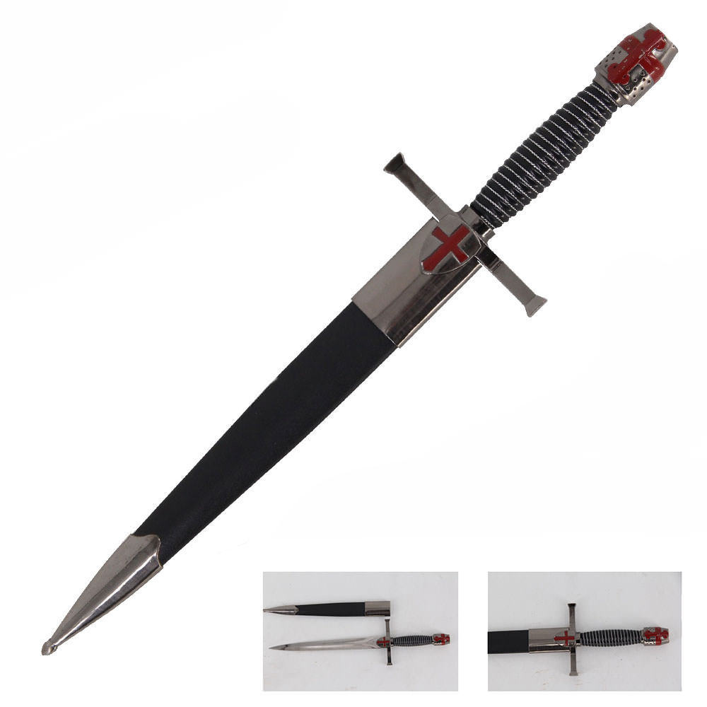 Knights Templar Crusader Dagger - Tophatter's Army Products & Self Defense Collectible Weapons - Tophatter Daily Deals